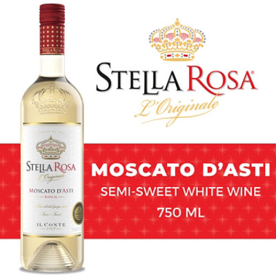 Stella Rosa Moscato DAsti DOCG Semi Sweet White Wine - 750 Ml - Image 1