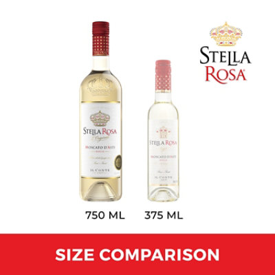 Stella Rosa Moscato DAsti DOCG Semi Sweet White Wine - 750 Ml - Image 4