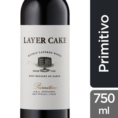 Layer Cake Primitivo Wine - 750 Ml - Image 1