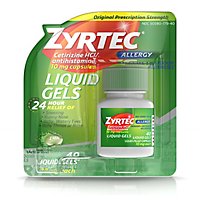 Zyrtec Allergy Adult Liquid Gels - 40 Count - Image 2