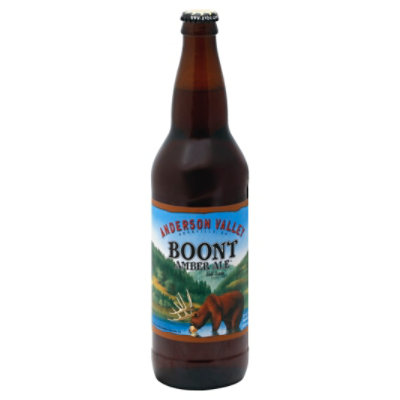 Anderson Valley Brewing Beer Boony Amber Ale Bottle - 22 Fl. Oz.