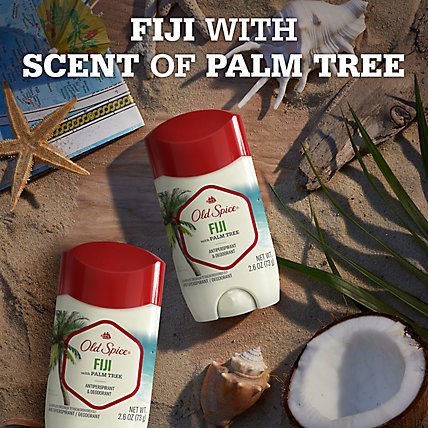 Old Spice Fiji With Palm Tree Invisible Solid Antiperspirant Deodorant For Men - 2.6 Oz - Image 7