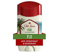 Old Spice Fiji With Palm Tree Invisible Solid Antiperspirant Deodorant For Men - 2.6 Oz