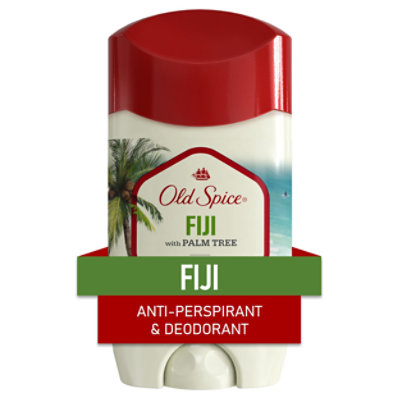 Old Spice Fiji With Palm Tree Invisible Solid Antiperspirant Deodorant For Men - 2.6 Oz
