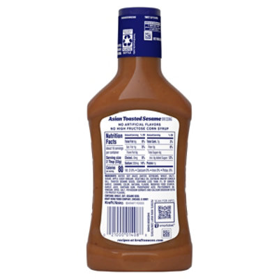 Kraft Asian Toasted Sesame Salad Dressing Bottle - 16 Fl. Oz. - Image 8