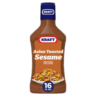 Kraft Asian Toasted Sesame Salad Dressing Bottle - 16 Fl. Oz. - Image 1