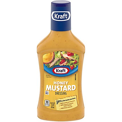 Kraft Honey Mustard Salad Dressing Bottle - 16 Fl. Oz. - Image 5