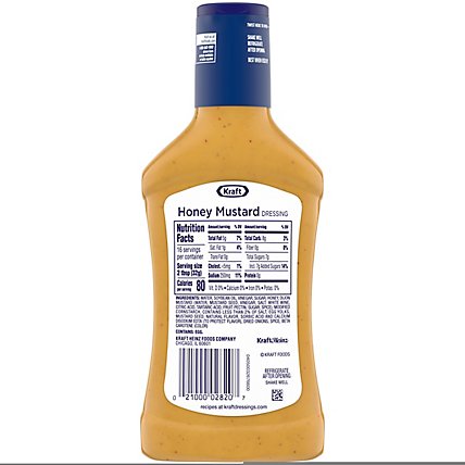 Kraft Honey Mustard Salad Dressing Bottle - 16 Fl. Oz. - Image 9
