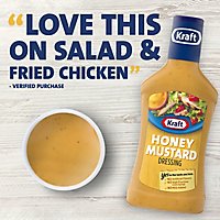 Kraft Honey Mustard Salad Dressing Bottle - 16 Fl. Oz. - Image 4