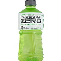POWERADE Sports Drink Electrolyte Enhanced Zero Sugar Lemon Lime - 32 Fl. Oz. - Image 2