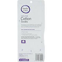 Signature Care Cotton Swabs 100% Pure Double Tipped - 750 Count - Image 4