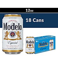 Modelo Especial Mexican Lager Beer Cans 4.4% ABV - 18-12 Fl. Oz. - Image 1