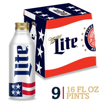 Miller Lite American Style Light Lager Beer 4.2% ABV Bottles - 9-16 Fl. Oz. - Image 1