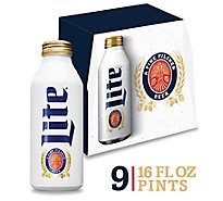 Miller Lite Beer American Style Light Lager 4.2% ABV Bottles - 9-16 Fl. Oz.