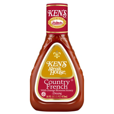 Kens Steak House Dressing Country French with Orange Blossom Honey - 16 Fl. Oz. - Image 2