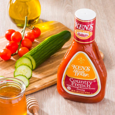 Kens Steak House Dressing Country French with Orange Blossom Honey - 16 Fl. Oz. - Image 5