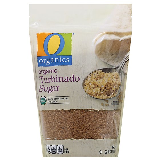 O Organics Organic Sugar Turbinado - 32 Oz
