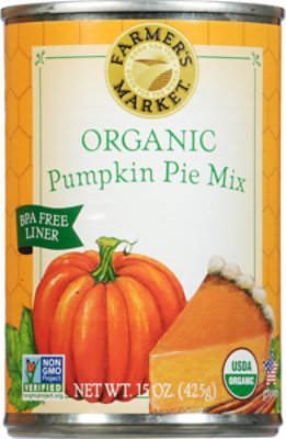 Farmers Market Organic Puree Pumpkin Pie Mix - 15 Oz - Image 2