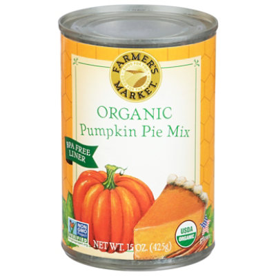 Farmers Market Organic Puree Pumpkin Pie Mix - 15 Oz
