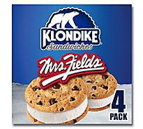 Klondike Ice Cream Sandwiches Mrs. Fields - 4-4 Fl. Oz.
