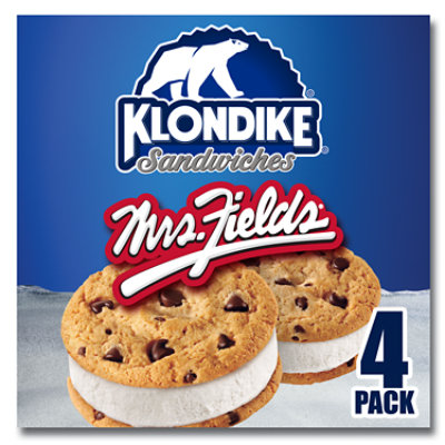  Klondike Ice Cream Sandwiches Mrs. Fields - 4-4 Fl. Oz. 