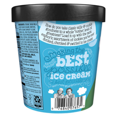 Ben & Jerry's Milk and Cookies Ice Cream - 16 Oz - Image 6