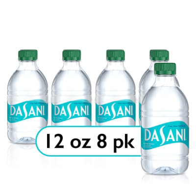 Dasani Water Purified Enhanced With Minerals Bottled 8 Count - 12 Fl. Oz. - Image 1