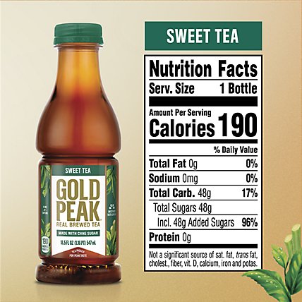 Gold Peak Tea Black Iced Sweetened - 18.5 Fl. Oz. - Image 4