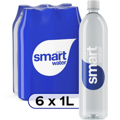 smartwater Water Premium Vapor Distilled - 6-1 Liter - Image 1