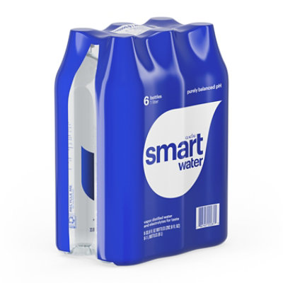 smartwater Water Premium Vapor Distilled - 6-1 Liter