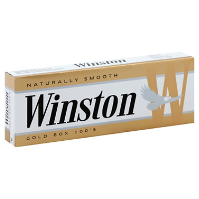 are winston gold light cigarettes Winston Cigarettes Light 100s Box - Carton