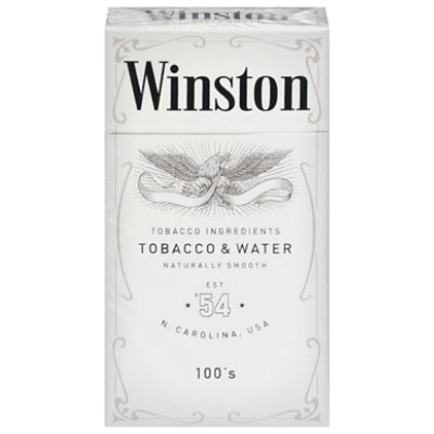 Winston Cigarettes Ultra Lights 100s Box - Pack - Image 1