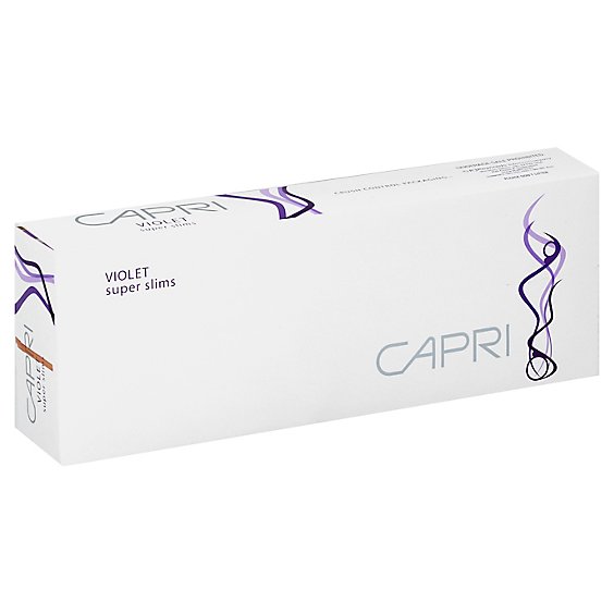Capri Cigarettes Ultra Light Filter Super Slims 100s - Pack