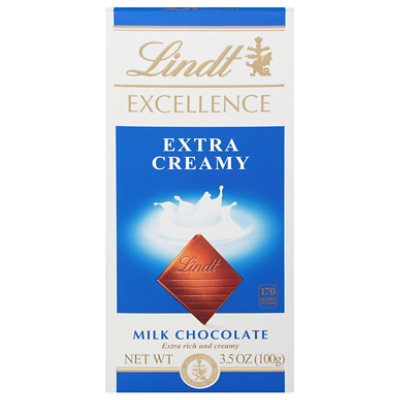 Lindt Excellence Chocolate Bar Milk Chocolate Extra Creamy - 3.5 Oz - Image 3