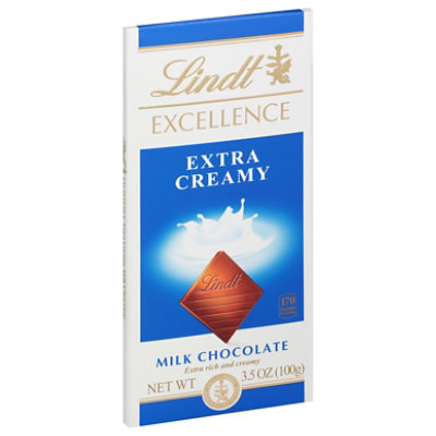 Lindt Excellence Chocolate Bar Milk Chocolate Extra Creamy - 3.5 Oz - Image 1