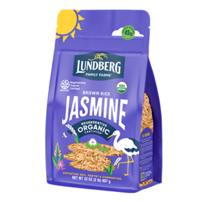 Lundberg Family Farms Organic California Brown Jasmine Rice - 32 Oz - Image 1