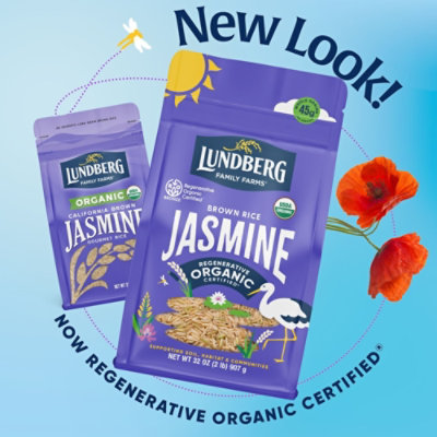 Lundberg Family Farms Organic California Brown Jasmine Rice - 32 Oz - Image 3