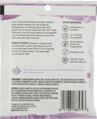 Aura Cacia Foam Bath Lavender - 2.5 Oz - Image 5