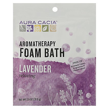 Aura Cacia Foam Bath Lavender - 2.5 Oz - Image 1