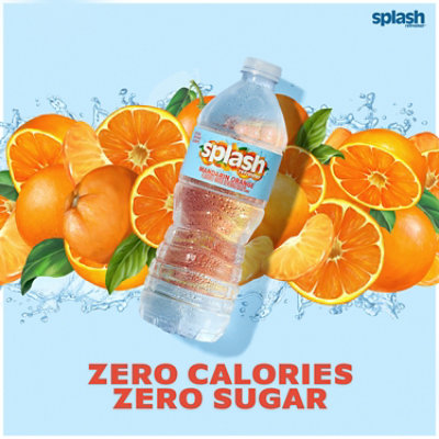 Splash Refresher Mandarin Orange Flavored Water - 6-16.9  Fl. Oz. - Image 2
