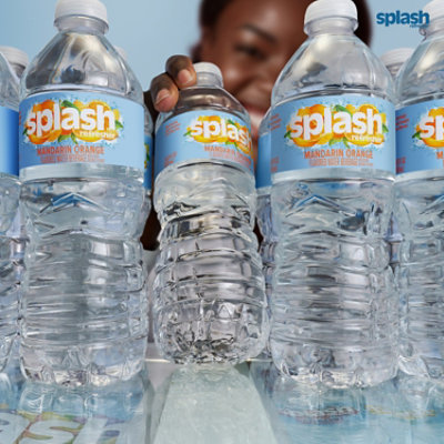 Splash Refresher Mandarin Orange Flavored Water - 6-16.9  Fl. Oz. - Image 4
