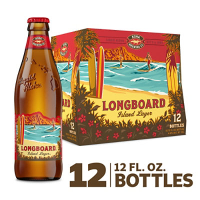 Kona Brewing Longboard Island Lager Bottled Beer - 12-12Fl. Oz.
