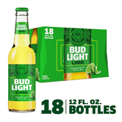Bud Light Lime Beer In Bottles - 18-12 Fl. Oz. - Image 1