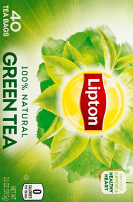 Lipton Green Tea Pure Bags - 40 Count - Image 2