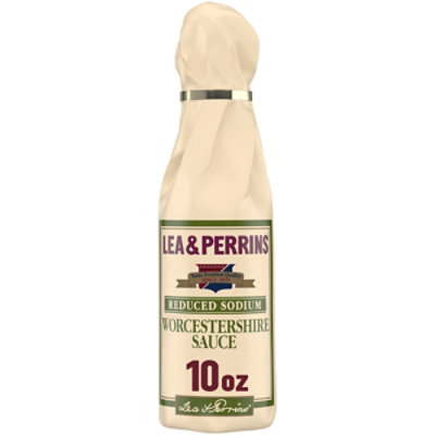 Lea & Perrins Reduced Sodium Worcestershire Sauce Bottle - 10 Fl. Oz. - Image 2