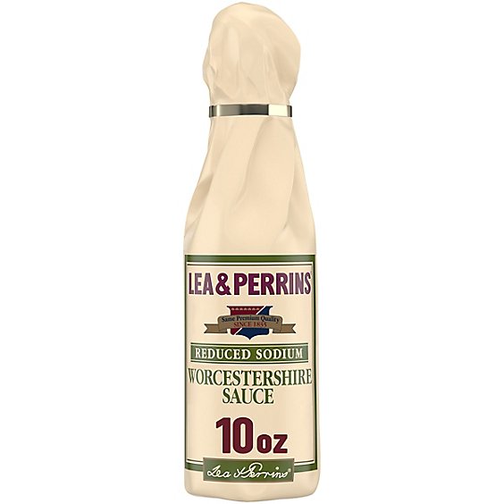 Lea & Perrins Reduced Sodium Worcestershire Sauce Bottle - 10 Fl. Oz.