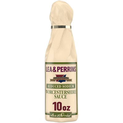 Lea & Perrins Reduced Sodium Worcestershire Sauce Bottle - 10 Fl. Oz.