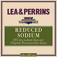 Lea & Perrins Reduced Sodium Worcestershire Sauce Bottle - 10 Fl. Oz. - Image 4