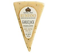 Rumiano Classic Jacks Cheese Garlic Jack Wedge - 8 Oz