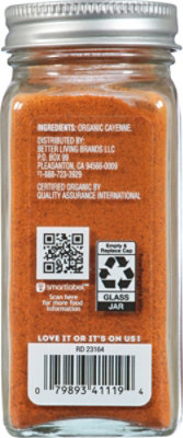 O Organics Cayenne Pepper - 1.7 Oz - Image 4